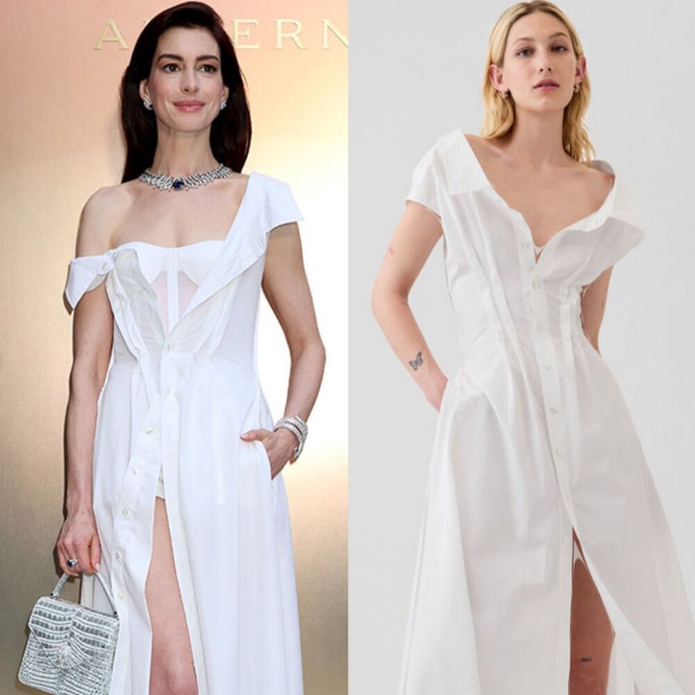 NWT GAP Poplin Shirt Dress White Created by Zac Posen